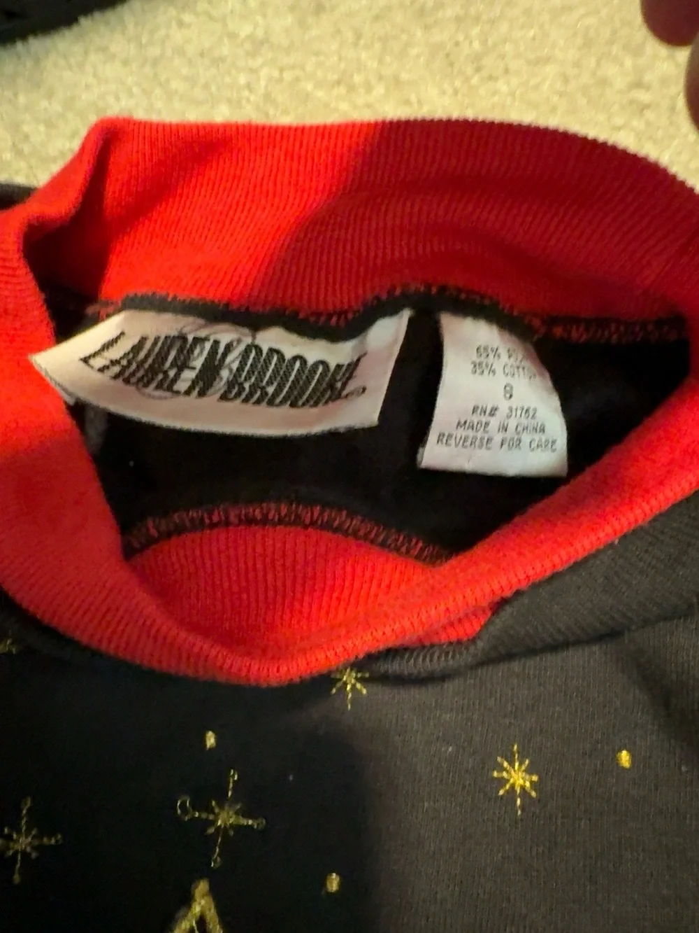 Vintage Holiday 'Season's Greetings' Crewneck Sweater